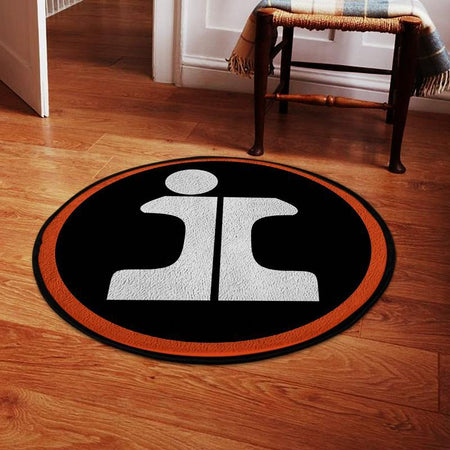 Icr Living Room Round Mat Circle Rug Illinois Central Ic Railroad 04504