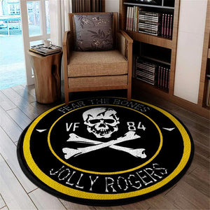 Jolly Rogers Fear The Bornes Living Room Round Mat Circle Rug 05239