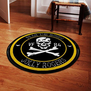 Jolly Rogers Fear The Bornes Living Room Round Mat Circle Rug 05239