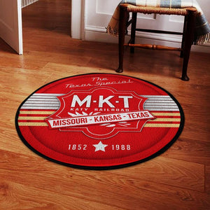 Katymkt Living Room Round Mat Circle Rug Katy Railroad Mkt 04370