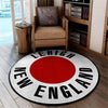 Lnne Living Room Round Mat Circle Rug Lehigh & New England 04648