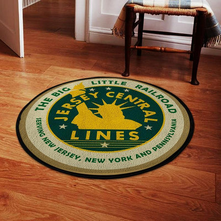 Jcl Living Room Round Mat Circle Rug Jersey Central Lines 04696