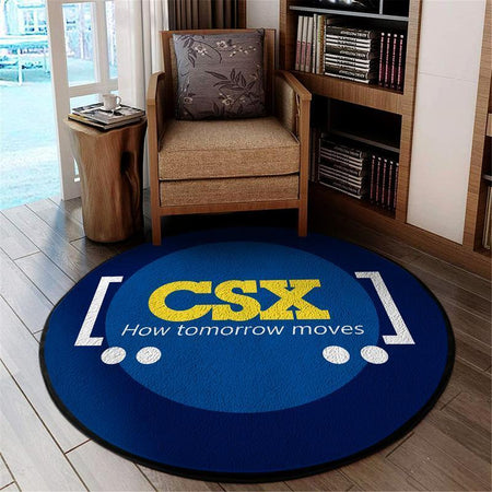 Csx Living Room Round Mat Circle Rug Csx Railroad 04509