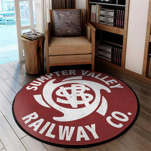 Sumpter Living Room Round Mat Circle Rug Sumpter Valley Railroad 05028