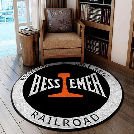 Bessemer Living Room Round Mat Circle Rug Bessemer And Lake Erie Railroad 04655