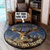Personalized Deer Camp Hunting Stories Told Here Living Room Round Mat Circle Rug 05335