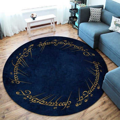 The Lord Of The Ring Living Room Round Mat Circle Rug 07242