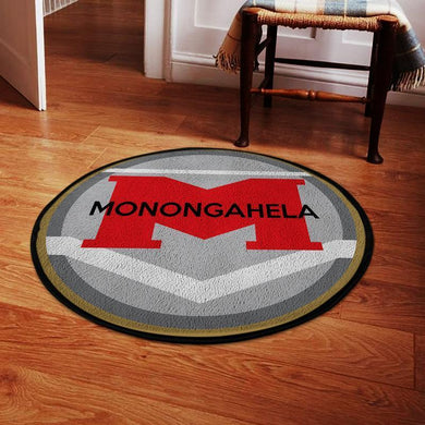 Monon Living Room Round Mat Circle Rug Monongahela Railroad 04753