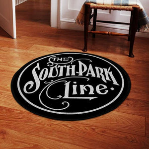 Dsplrr Living Room Round Mat Circle Rug Denver South Park Line Railroad 04674