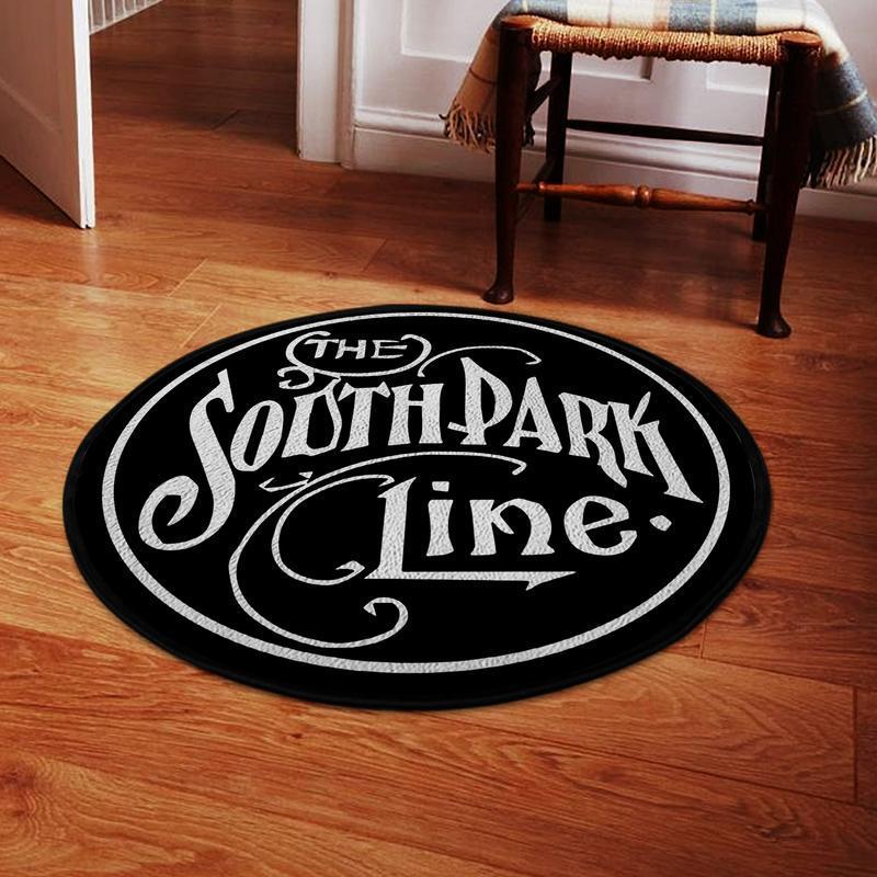 Dsplrr Living Room Round Mat Circle Rug Denver South Park Line Railroad 04674