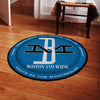 Bostonmaine Living Room Round Mat Circle Rug Bm Boston & Maine Railroad 04592