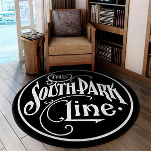 Dsplrr Living Room Round Mat Circle Rug Denver South Park Line Railroad 04674