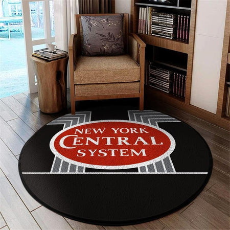 Ncr Living Room Round Mat Circle Rug New York Central Railroad 04488