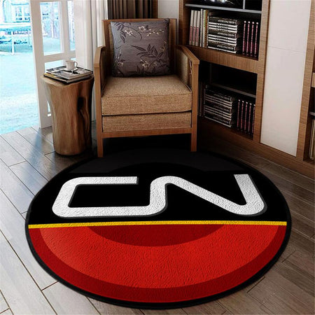 Cn Canadian National Railway Living Room Round Mat Circle Rug 05314