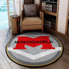 Monon Living Room Round Mat Circle Rug Monongahela Railroad 04753