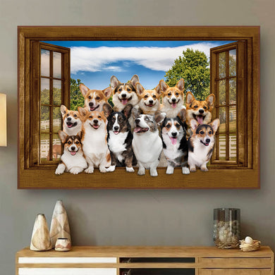 [ld0735-snf-lad]-corgi-poster-dogs-lover