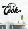 Cook chef hat kitchen decor - Cut Metal Sign