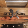 Grill Master Bbq Decor Barbecue - Cut Metal Sign