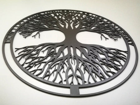 Tree Don't let your tomorrow like yesterday - Metal House Sign