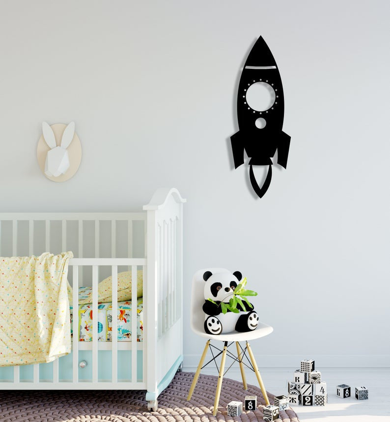 Missile | Decor Wall Art - Cut Metal Sign