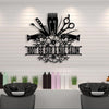 Hair and Nail Salon Personalized Metal Wall Art