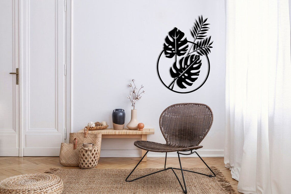 Leaf | Decor | Wall Art - Cut Metal Sign