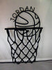 Basketball is life  - Personalized Cut Metal Sign