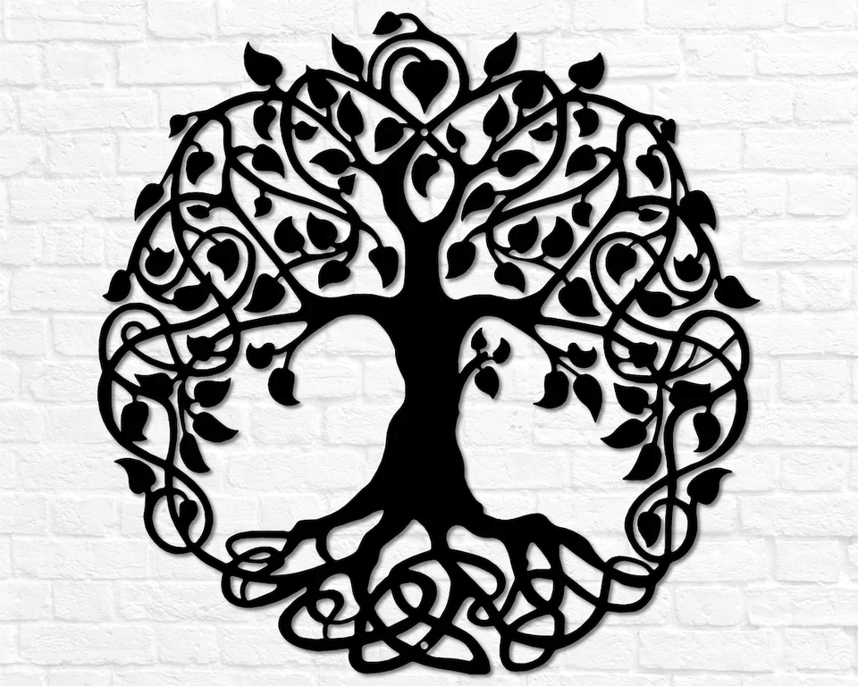Tree Of Life | Decor Wall Art - Cut Metal Sign