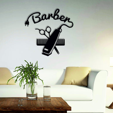 Barber Shop Beauty Hair Salon Personalized Cut Metal Sign