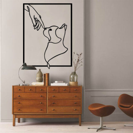 Cat Dad Version 2 Cat Lovers Metal Wall Art