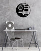 Circular Guitar Music Art | Wall Art Decor - Cut Metal Sign