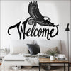 Eagle Welcome To Independence Day - Decor Wall Art - Cut Metal Sign