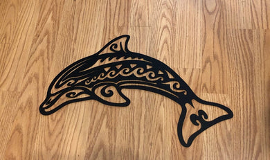 Dolphin Sea Life Ocean | Decor | Wall Art - Cut Metal Sign