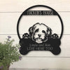 Cavachon Dog Lovers Funny Personalized Metal House Sign