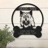 Cairn Terrier Dog Lovers Funny Personalized Metal House Sign