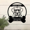 Dog Lovers Personalized Funny Metal Sign Dog House