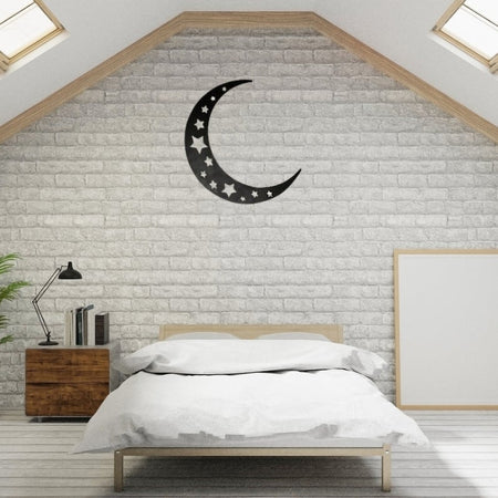 Dream Catcher Moon | Wall Art Decor - Cut Metal Sign