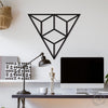 Geometric Triangle | Wall Art Decor - Cut Metal Sign