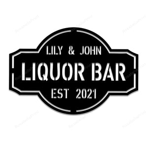 Personalized Metal Liquor Bar Signs Personalized Metal Personalized Outdoor Signs Small Warning Signs For Property