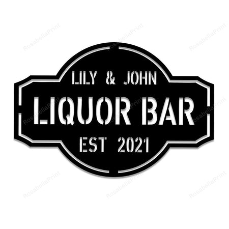 Personalized Metal Liquor Bar Signs Personalized Metal Personalized Outdoor Signs Small Warning Signs For Property