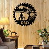 Personalized Father And Two Sons Metal Signs Personalized Father Coffee Signs Kitchen Decor Small Signs For Garden