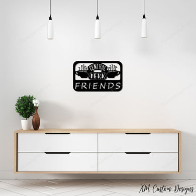 Friends Decor, Metal Friends Sign Friends Decor Personalized Family Sign Great Last Name Signs For Home Decor Wall