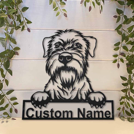 Personalized Wheaten Terrier Dog Metal Signs Personalized Wheaten Personalized Outdoor Signs Fit Corvette Metal Signs For Garage