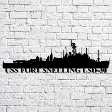 Uss Fort Snelling Lsd30 Navy Ship Metal Art, Custom Us Navy Ship Cut Metal Signs Uss Fort Alcohol Light Up Signs Clean Personal Signs For Home Decor