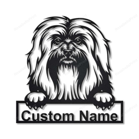 Personalized Havanese Dog Metal Signs Personalized Havanese Last Name Sign Fit Bar Signs For Home Bar Decor