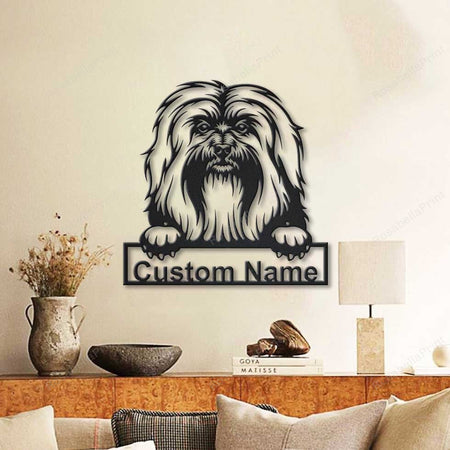 Personalized Havanese Dog Metal Signs Personalized Havanese Last Name Sign Fit Bar Signs For Home Bar Decor