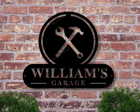Christmas Gift, Personalized Garage Sign Christmas Gift Man Cave Signs Tiny Door Signs For Home