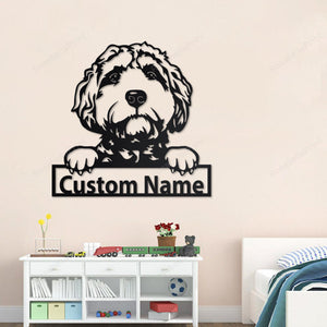 Personalized Goldendoodle Metal Sign Personalized Goldendoodle Customize Sign Gorgeous Personalized Name Signs For Home Decor