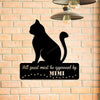 Personalized All Guests Must Be Approved By Cat Metal Signs Personalized All Small Beach Signs Fun Door Signs For Home