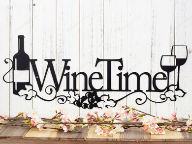 Wine Time Metal Signs Wine Time Man Cave Sign Clean Bar Signs For Home Bar Decor